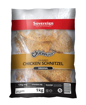 Picture of Chickentizers Frozen Chicken Schnitzel 6x1kg Pack