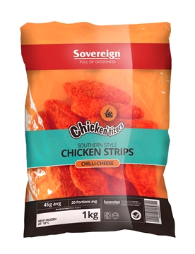 Picture of Chickentizers Frozen ChilliCheese ChickenStrips1kg