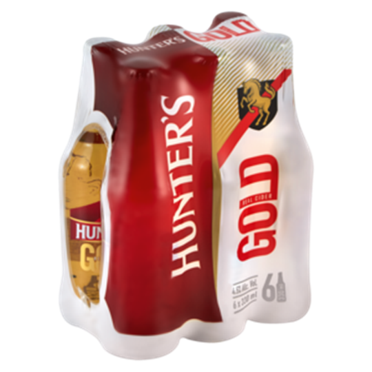 Picture of Hunter's Gold Cider Bottles 24 x 330ml