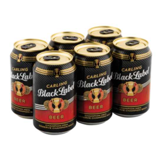 Picture of Black Label Beer Can 24 x 330ml