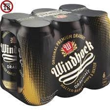 Picture of Windhoek Draught Beer Can 24 x 440ml