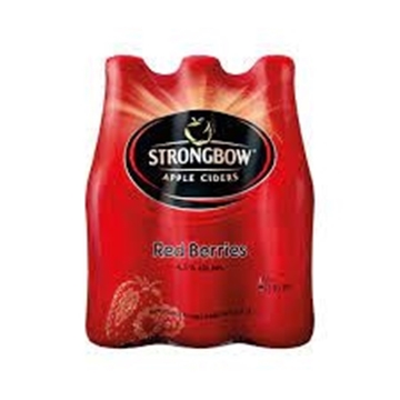 Picture of Strongbow Red Berries Cider Bottles 24 x 330ml