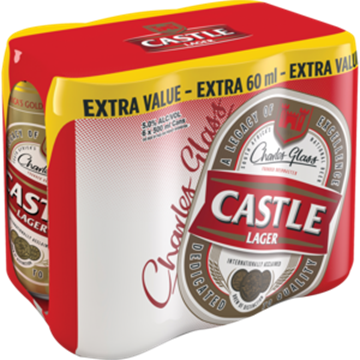 Picture of Castle Lager Beer Cans 24 x 500ml