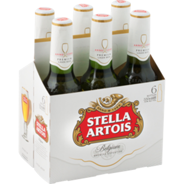 Picture of Stella Artois Beer Bottle 24 x 330ml
