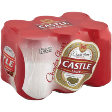 Picture of Castle Lager Beer Cans 24 x 330ml