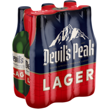 Picture of Devils Peak Lager Beer Bottle 24 x 330ml
