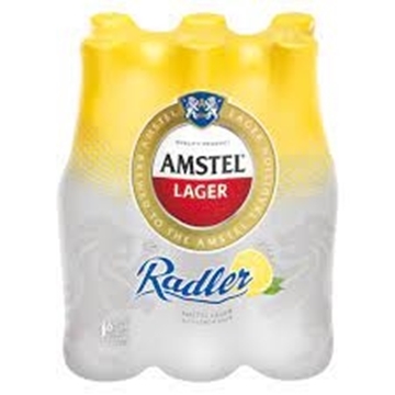 Picture of Amstel Lager Radler Beer Bottles 6 x 330ml