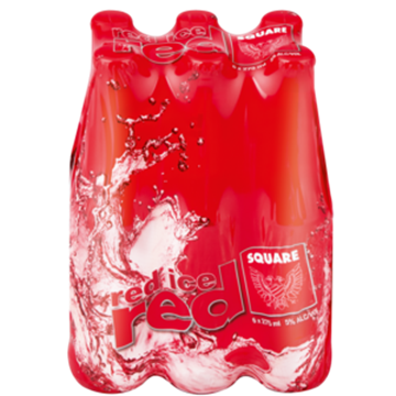 Picture of Red Square Ice Red Bottle 6 x 275ml