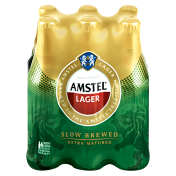 Picture of Amstel Lager Beer Bottles 24 x 330ml