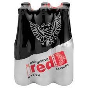 Picture of Red Square Energy Cooler Vodka Bottles 24 x 275ml