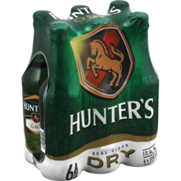 Picture of Hunters Dry Cider Bottles 24 x 330ml
