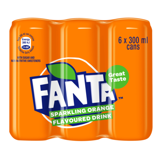 Picture of SOFT DRNK FANTA 24 x 300ML, ORNG