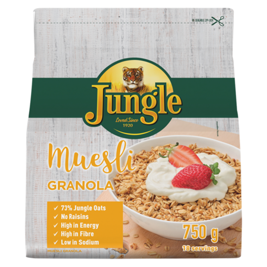 Picture of Jungle Granola Muesli Cereal Pack 750g