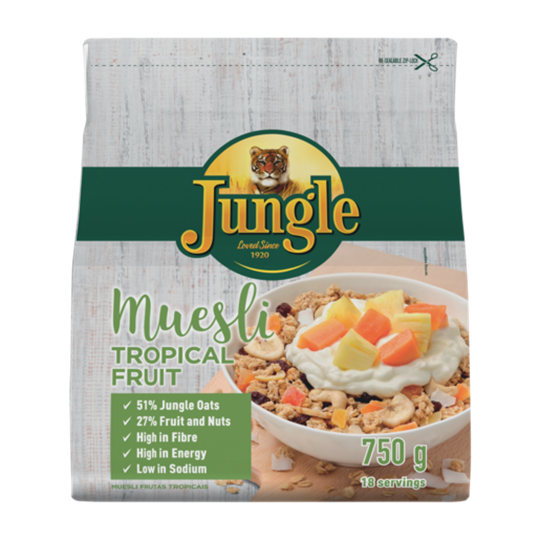 Picture of Jungle Tropical Muesli Cereal Pack 750g