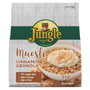 Picture of Jungle Granola & Cinnamon Muesli Cereal Pack 750g