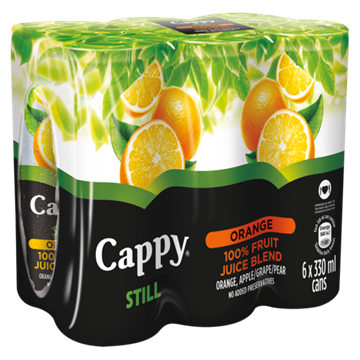 Picture of Cappy Juice Orange Can 6 x 330ml