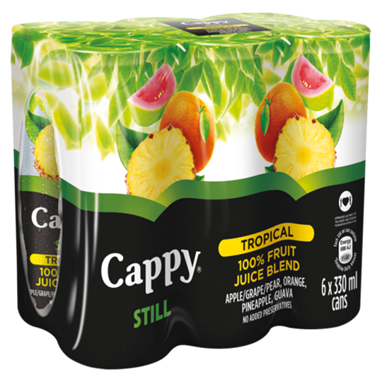 Picture of Cappy Juice Tropical Can 6 x 330ml