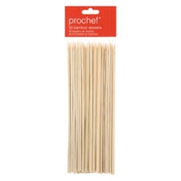 Picture of Prochef Bamboo Skewers 4mm x 250mm 50s