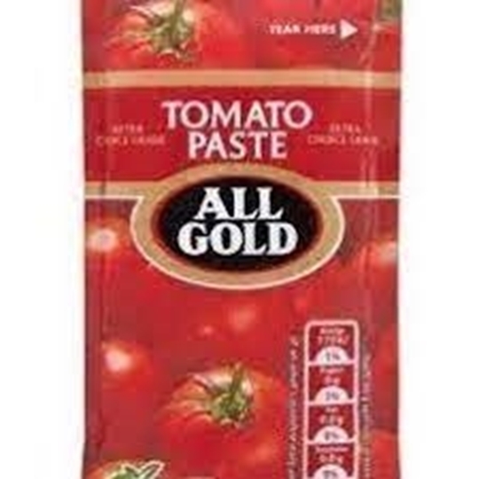 Picture of All Gold No Waste Tomato Paste Sachet 30 x 50g