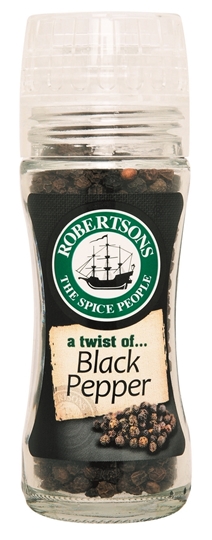 Picture of SPCE GRINDER ROBERTSONS 100G, PEPPERCORN