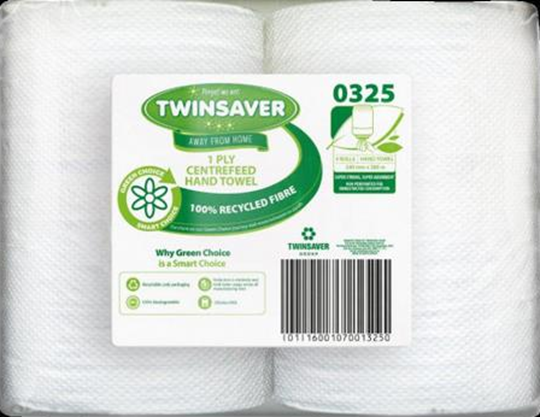 Picture of HAND TOWEL STD 205MMX360M TWINSAVER 4S