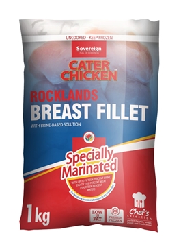 Picture of Sovereign Frozen Chicken Fillets 10 x 1kg Pack
