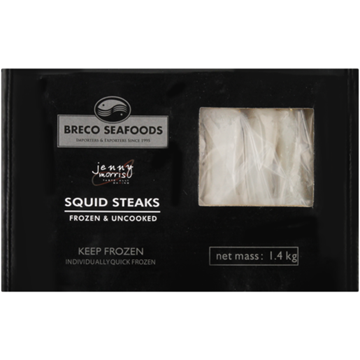 Picture of Breco Seafood Frozen Calamari Steaks 4/6 Box 1.4kg