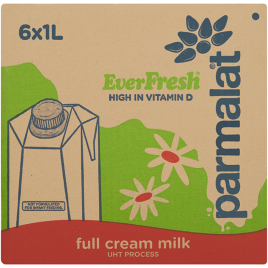 Picture of Everfresh UHT Full Cream Milk Pack 6 x 1L